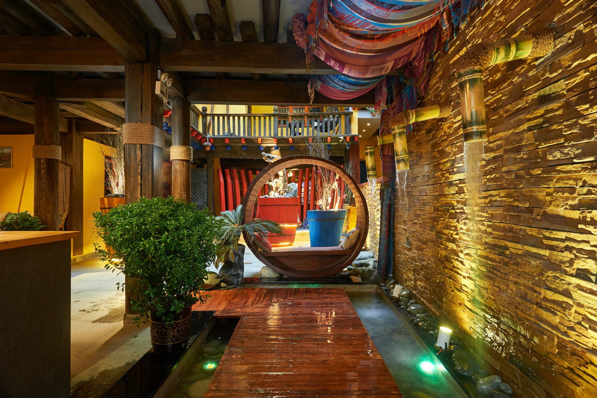 Jiumi Snow Mountain Original Art Hotel Shangri-La Exterior photo